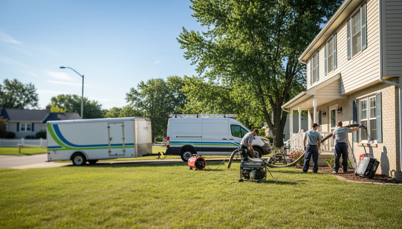 Flooded Basement Restoration And Cleanup With Repair in Etna, OH near me